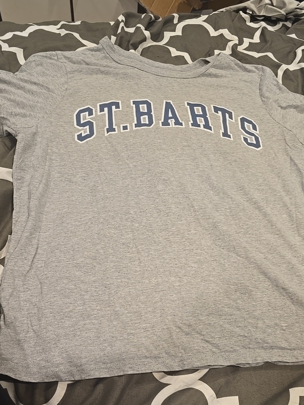 ❤️10/$10 St. Barts Grey Graphic Tee